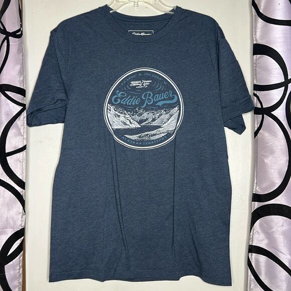 Eddie Bauer Alaskan Territory graphic shirts size small - Picture 1 of 6